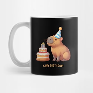 Cappy Capy Birthday Capybara Mug